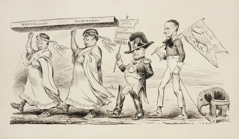 Eine republikanische Parade von William Henry Walker