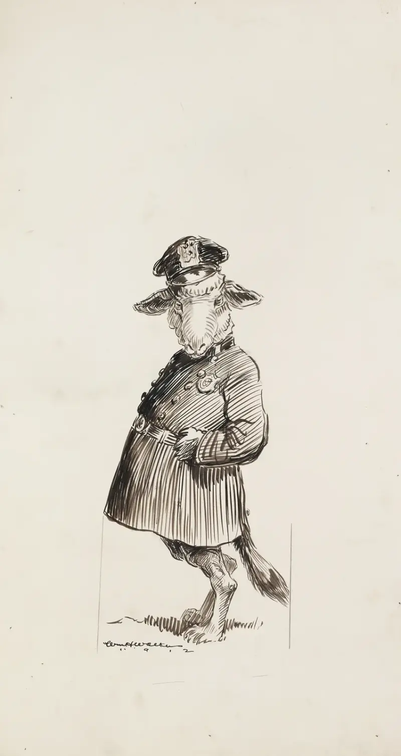 Ein Wolf im Schafspelz von William Henry Walker