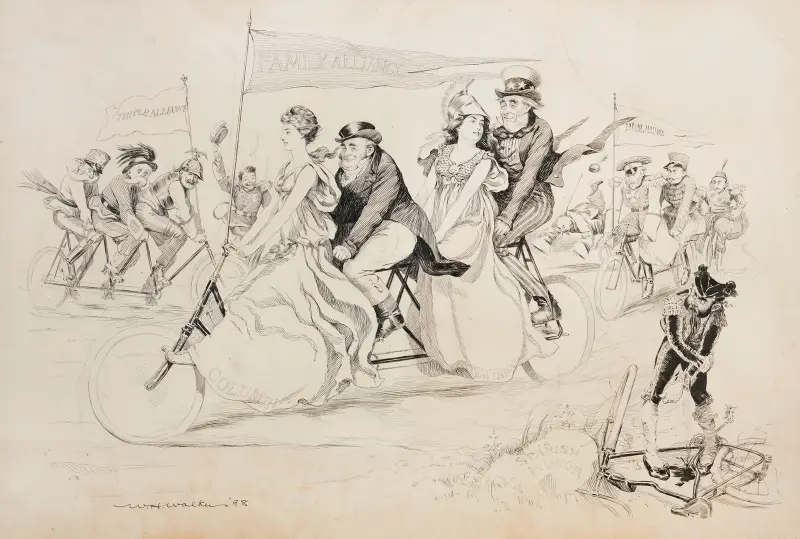 Sojusze przedstawione przez rowery wieloosobowe, William Henry Walker