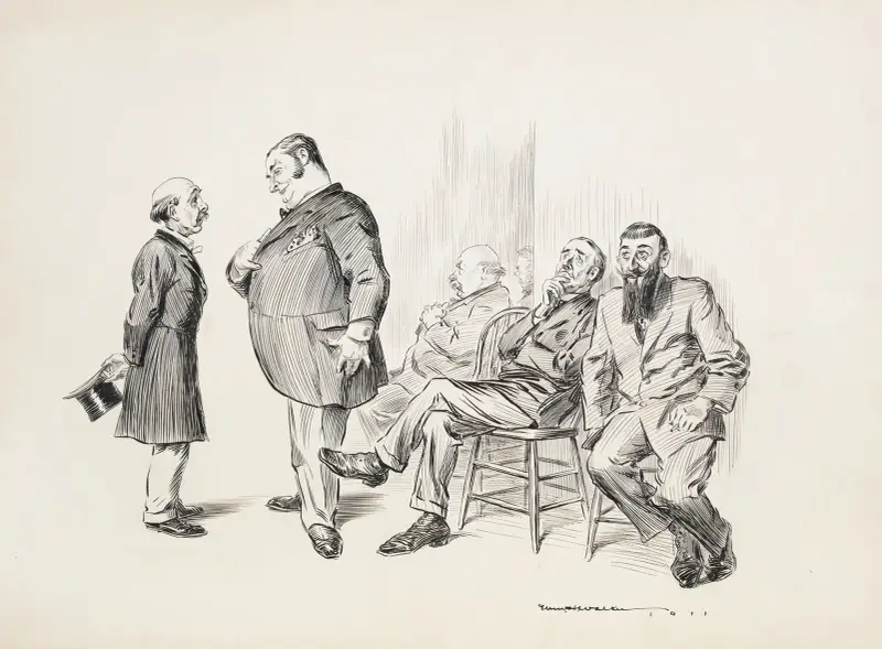 Bei der Arbeitsvermittlung von William Henry Walker