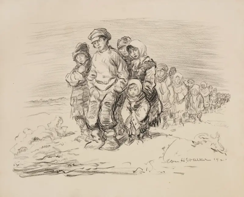 Children!!!The children of Russia are looking to you for help av William Henry Walker