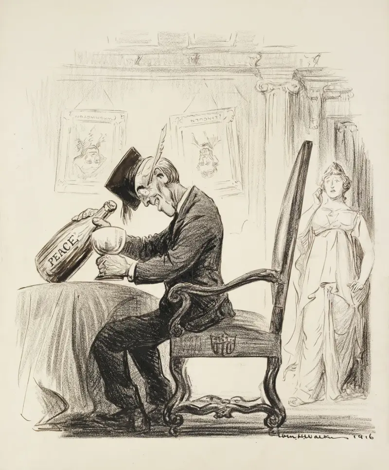 Columbia; Is he overdoing it von William Henry Walker