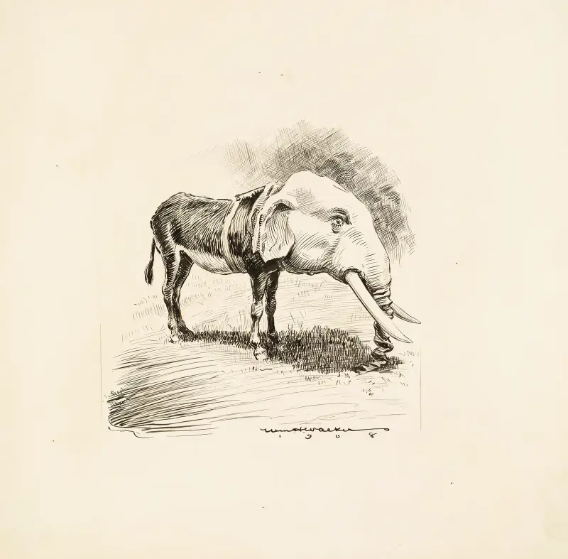 Dem. Jackass; My only chance for success in November is my striking resemblance to the G.O.P. av William Henry Walker