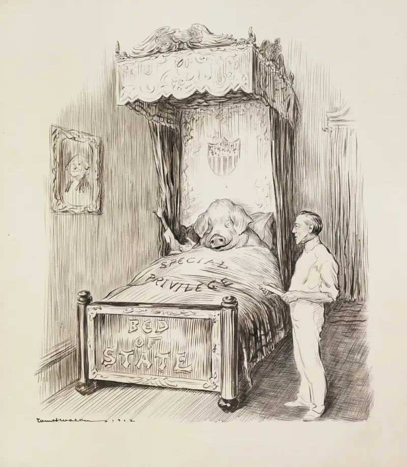 Dr. Wilson; The quickest way to relieve you, Sam, is to kill the hog, William Henry Walker