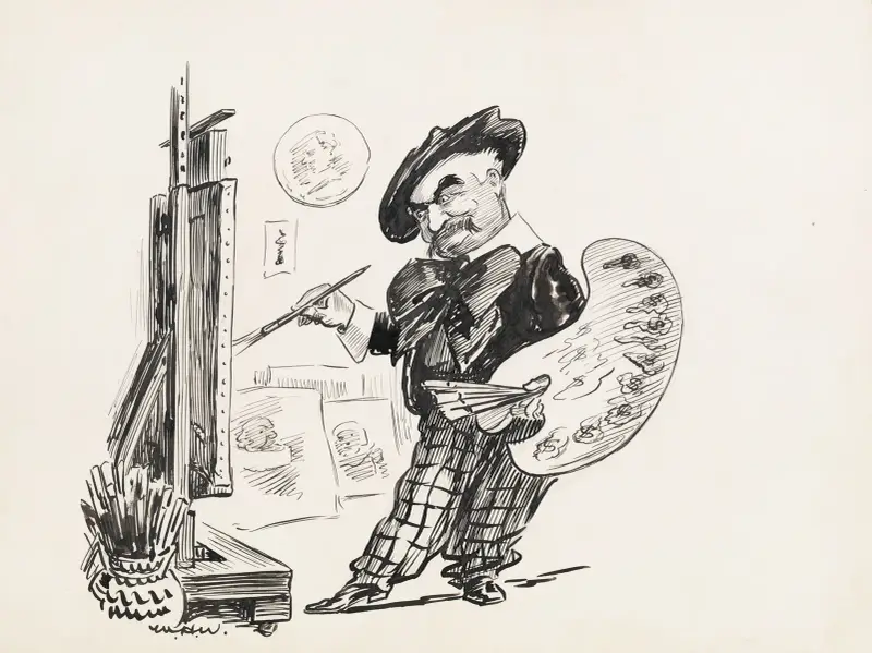 His Majesty is very fond of painting av William Henry Walker
