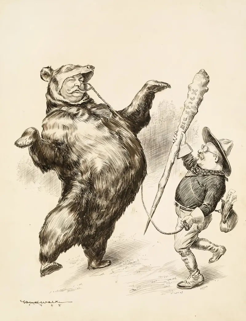 Maka da bear dance. Bill, taka da stick. Use sama as me, William Henry Walker