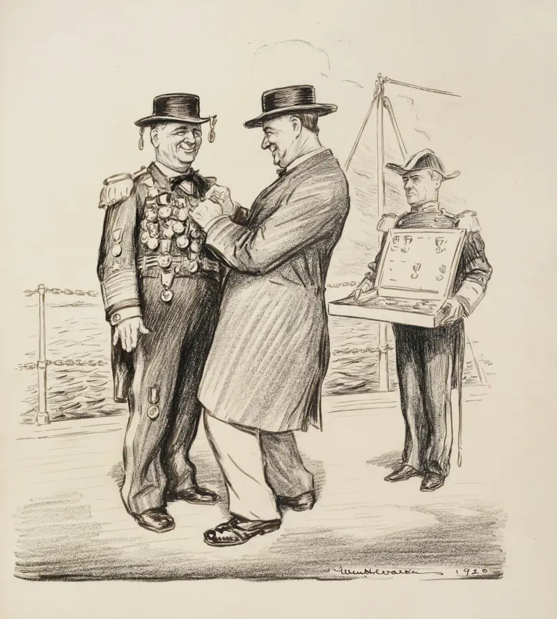 Medaillen für Einmischung von William Henry Walker