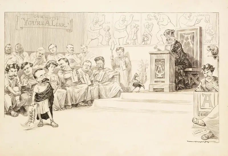 Ordentliche Sitzung des Ananias Club von William Henry Walker