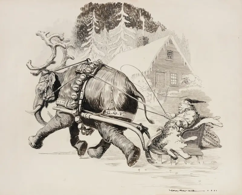 Santa Claus Taft. Assume a virtue if you have it not, William Henry Walker