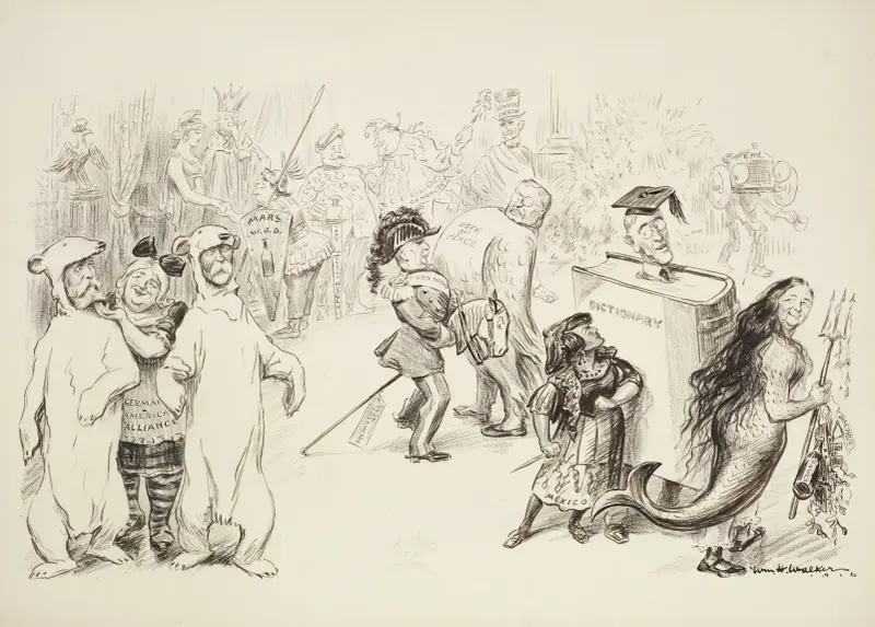 Szenen aus der aktuellen Politik von William Henry Walker