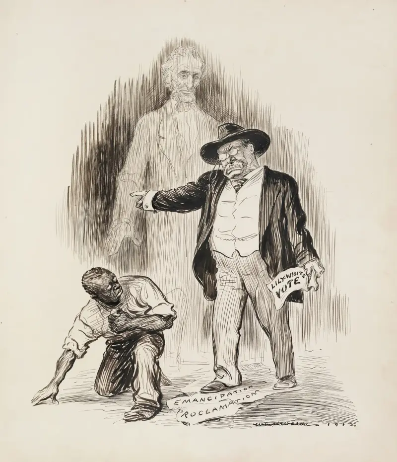 Abraham Lincolns Schatten von William Henry Walker