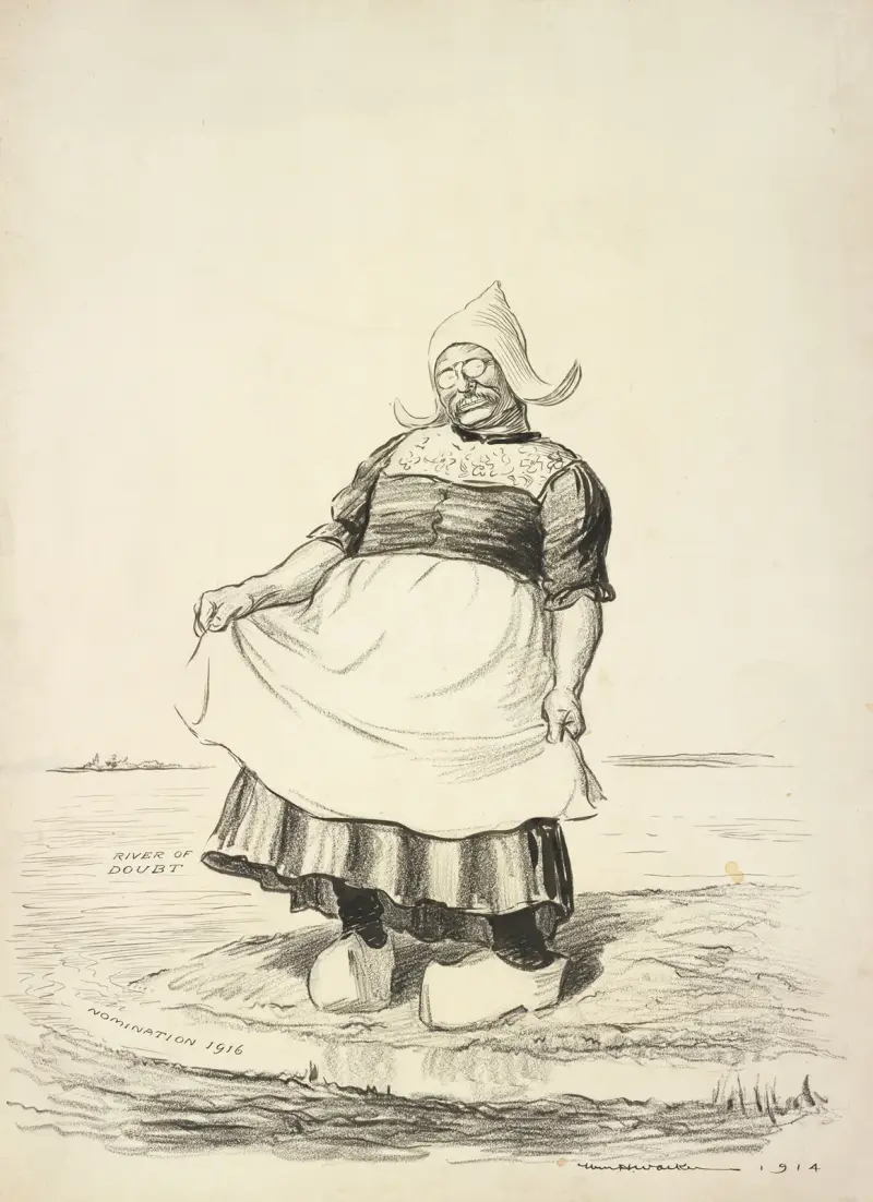 Stehend mit zögernden Füßen; Wo Bach und Fluss sich treffen. Longfellow von William Henry Walker