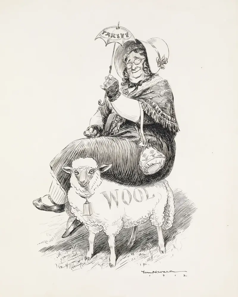 Tariff miał wełnistego baranka, William Henry Walker