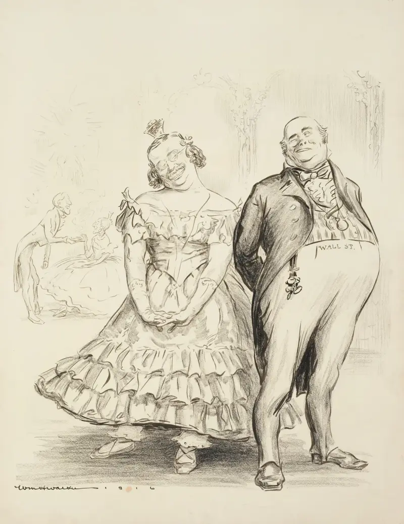 Flirtująca, znów przy starych sztuczkach, William Henry Walker