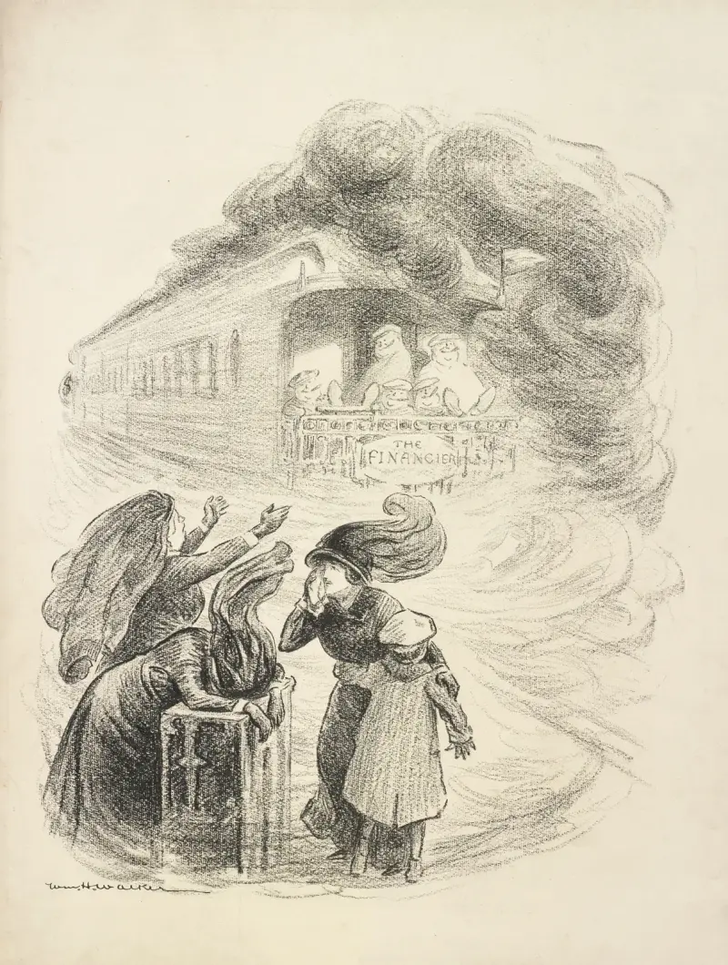 Die Vorbeifahrt der Dividende von William Henry Walker