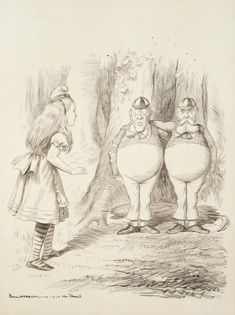 Tweedledee i Tweedledum, William Henry Walker