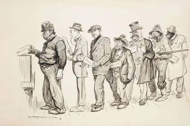 Kobieta nie nadaje się do głosowania, William Henry Walker