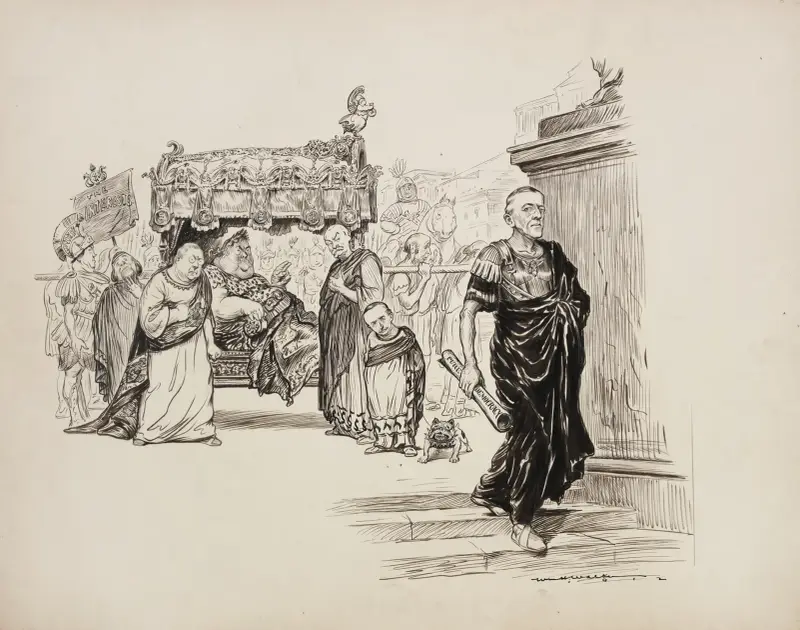 Yond’ Cassius has a lean and hungry look He thinks too much; such men are dangerous. Julius Caesar Act 1, Sc. II, William Henry Walker
