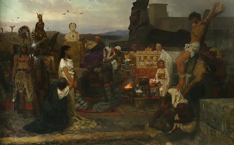 Martyrdom of early Christians av Henryk Siemiradzki
