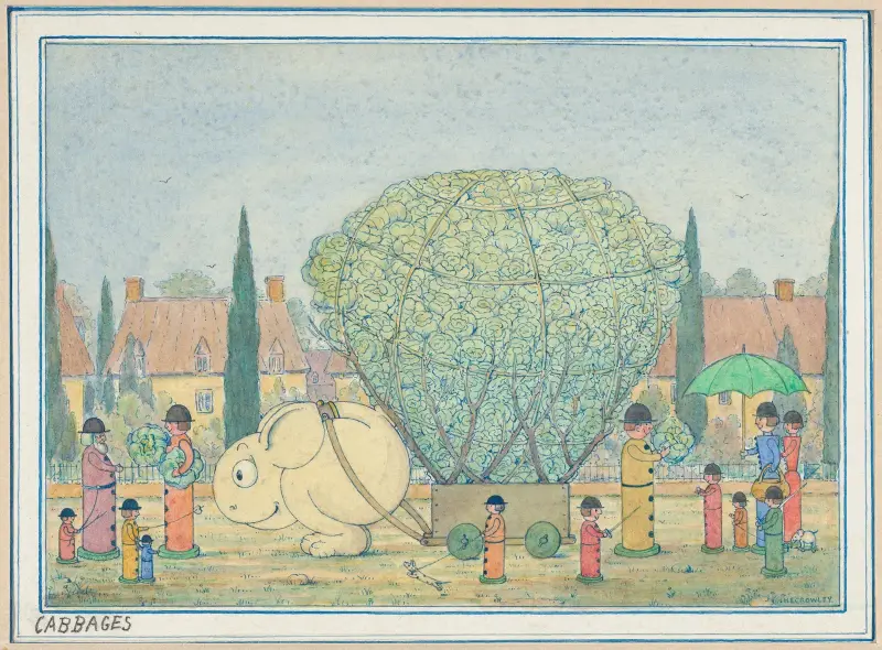 Zelí, design „Wiggle Much“, Herbert Crowley