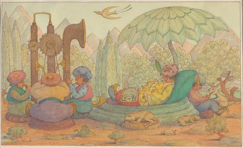 Sultanen vilar av Herbert Crowley