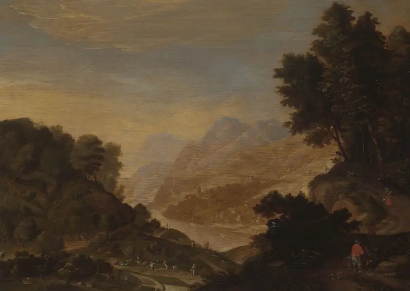 Landskap av Herman Saftleven