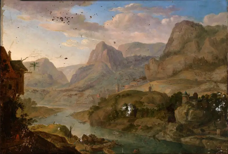 Landskap av Herman Saftleven
