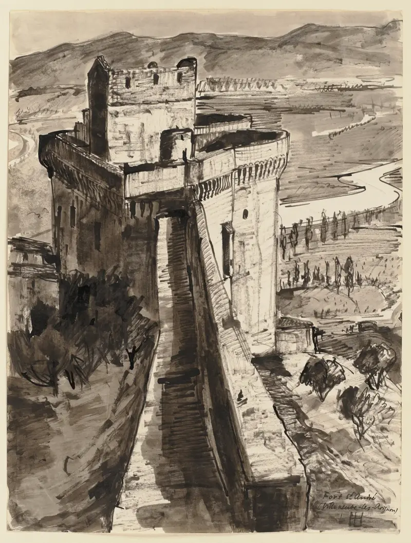 Fort Saint-André in Villeneuve-les-Avignon. – nr 2 av Hermann Lismann