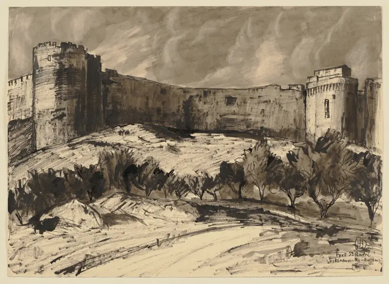 Fort Saint-André in Villeneuve-les-Avignon – nr 1 av Hermann Lismann