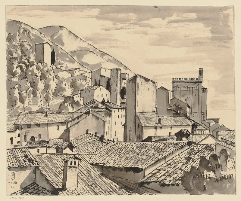 Gubbio av Hermann Lismann
