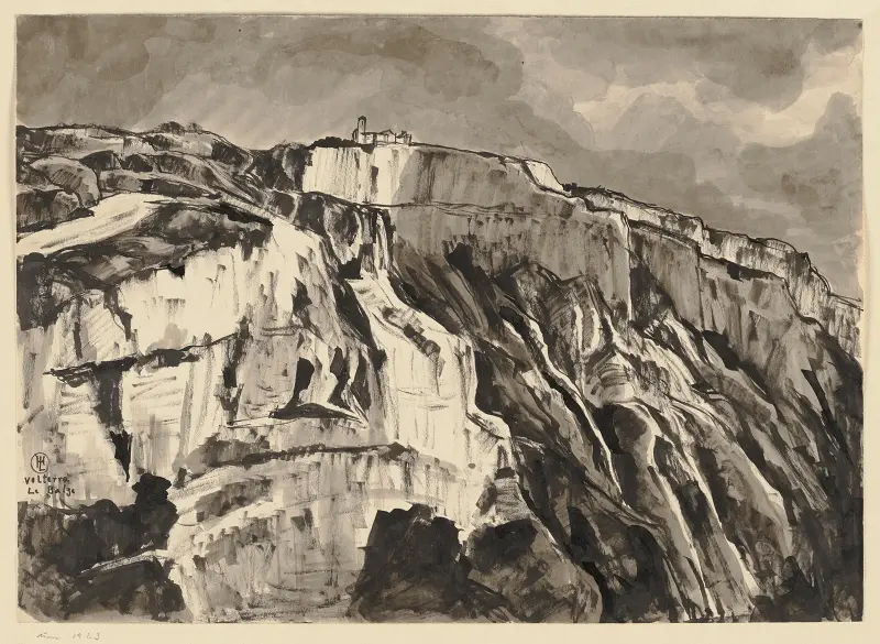 Le Balze, Volterra av Hermann Lismann