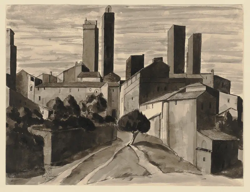 San Gimignano av Hermann Lismann