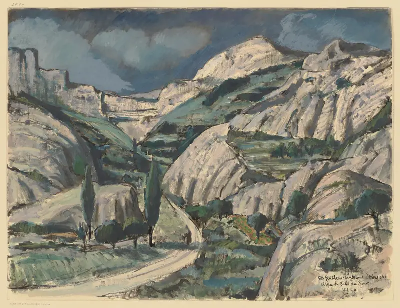 St.-Guilhem-le-Désert (Hérault), cirque du Bout du Monde av Hermann Lismann