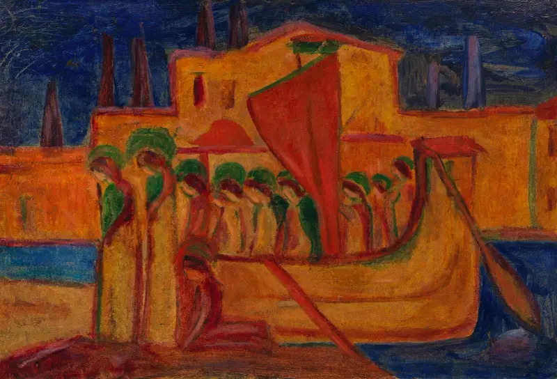 Příchod svaté Uršuly, Hermann Stenner