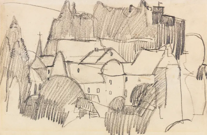 Burg Monschau von Hermann Stenner