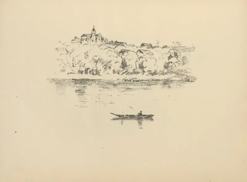 An der memel in Grodno av Hermann Struck