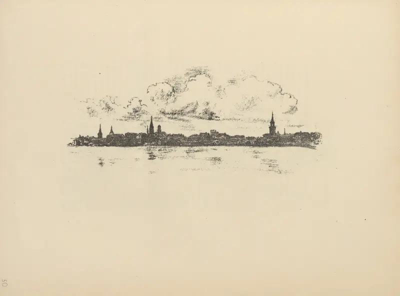 Blick auf Mitau von Hermann Struck