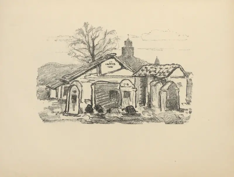 Der alte Judenfriedhof von Hermann Struck