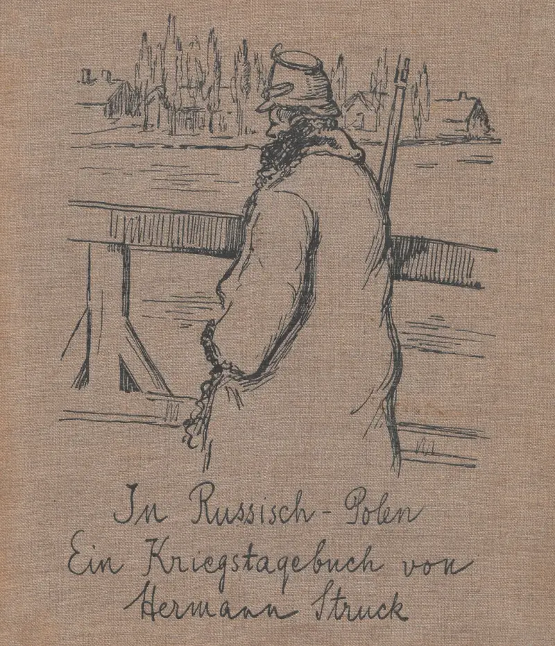 In russich Polen; ein Kriegstagebuch – cover av Hermann Struck