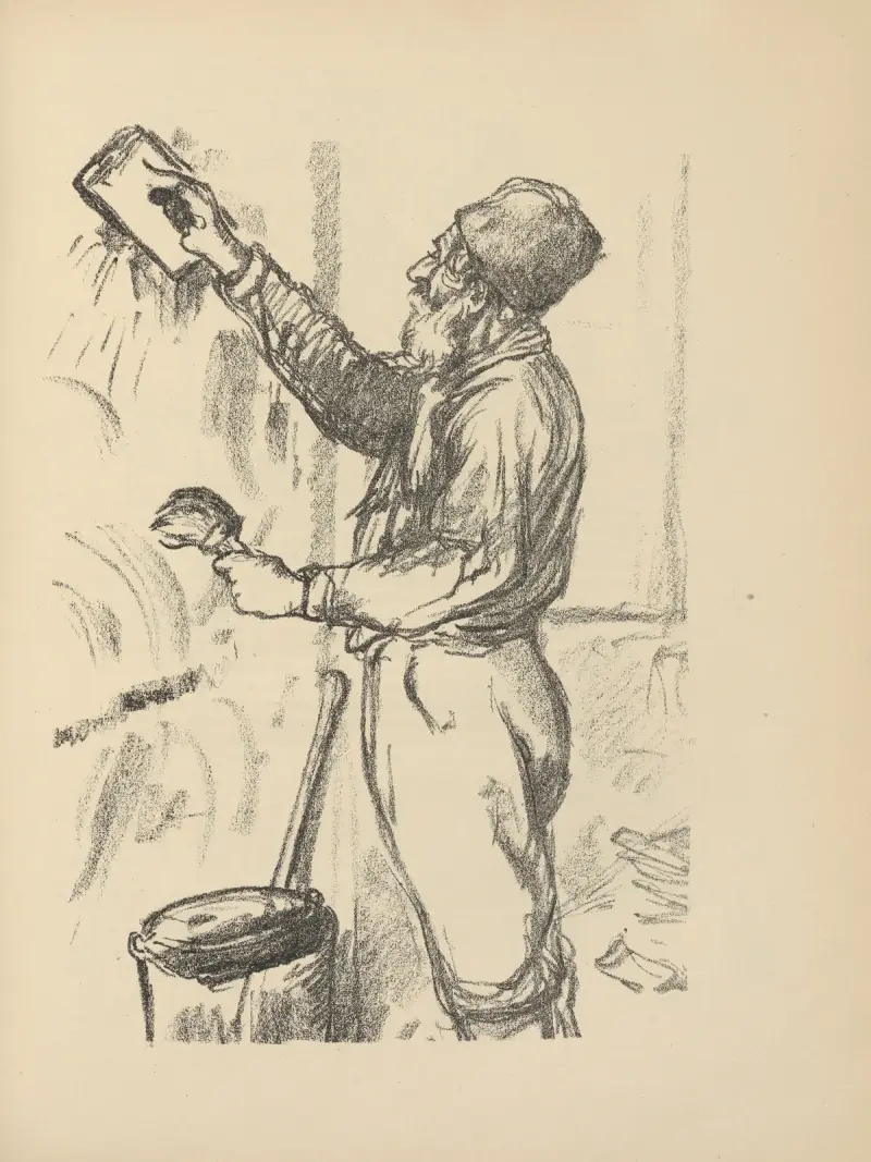 Jüdischer Maurer von Hermann Struck
