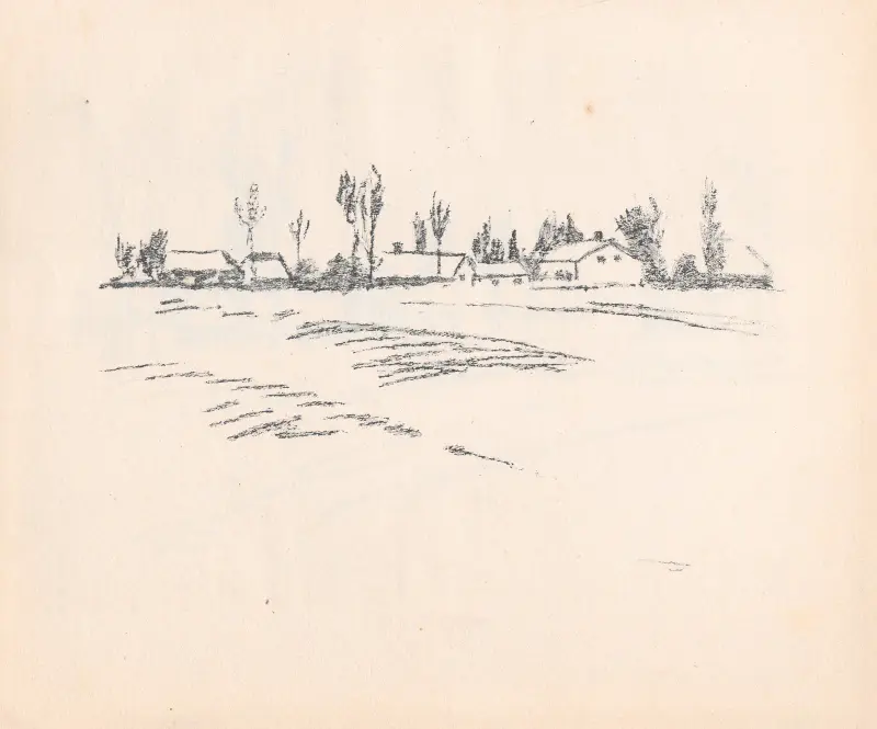 Kompina bei Lowicz I av Hermann Struck