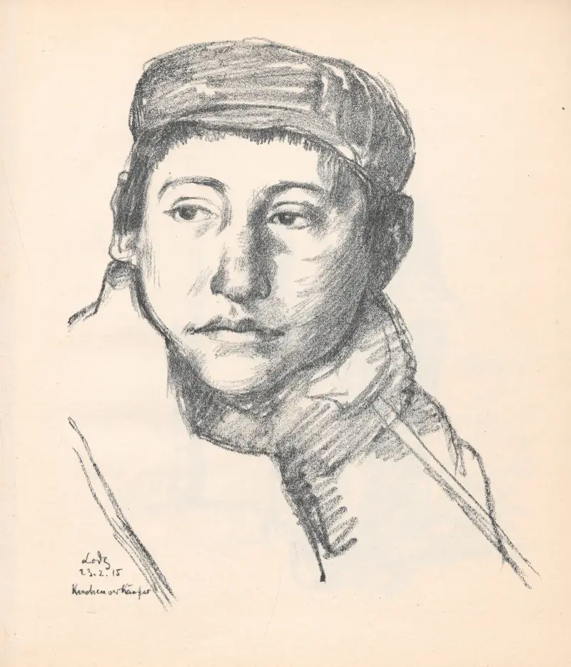 Kakutförsäljerska i Łódź I av Hermann Struck