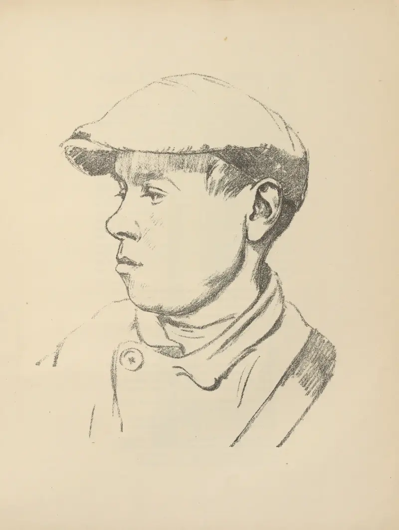Litauischer Knabe von Hermann Struck