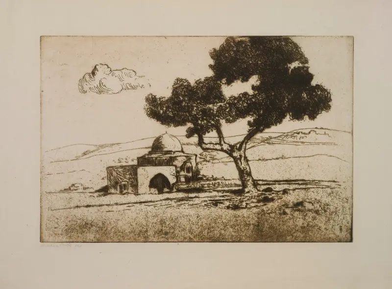 Rachelův hrob, Hermann Struck
