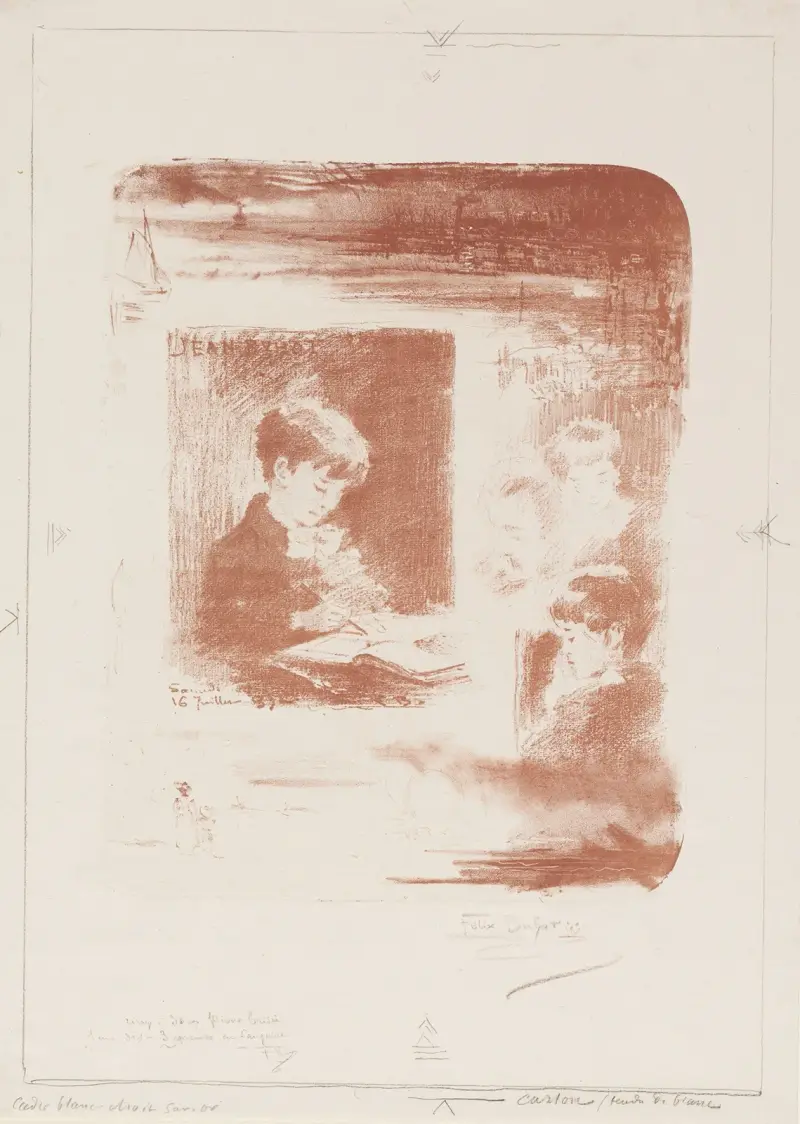 Kresba dítěte (Jean Buhot), Félix Hilaire Buhot