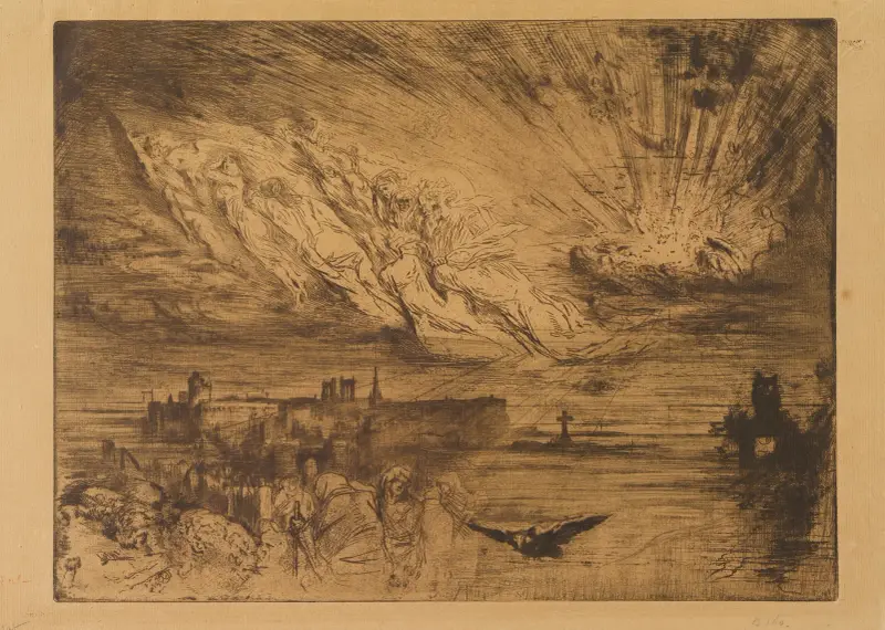 Spirits from the Cities of the Dead av Félix Hilaire Buhot