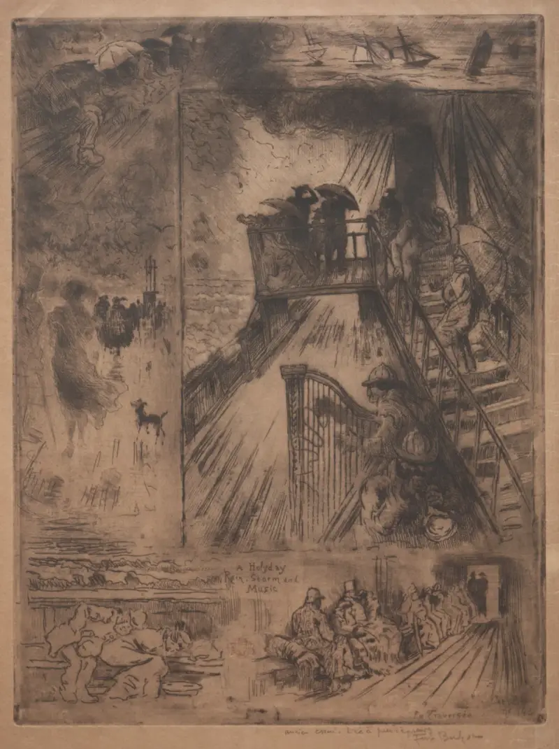 Die Überfahrt von Félix Hilaire Buhot