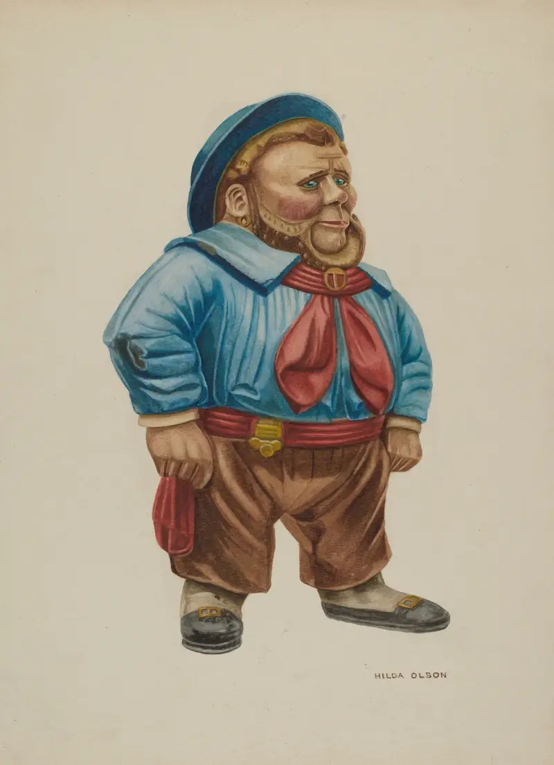 Cigar Store Figure Sailor av Hilda Olson