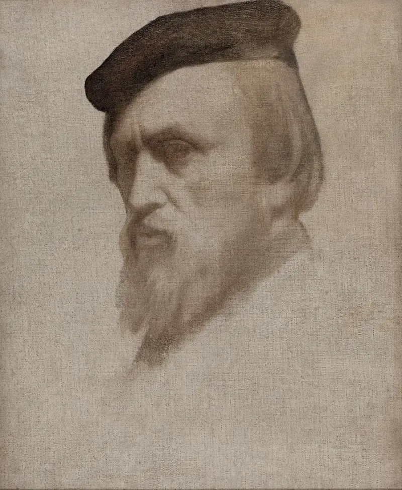 Autoportrét, Jean-Hippolyte Flandrin
