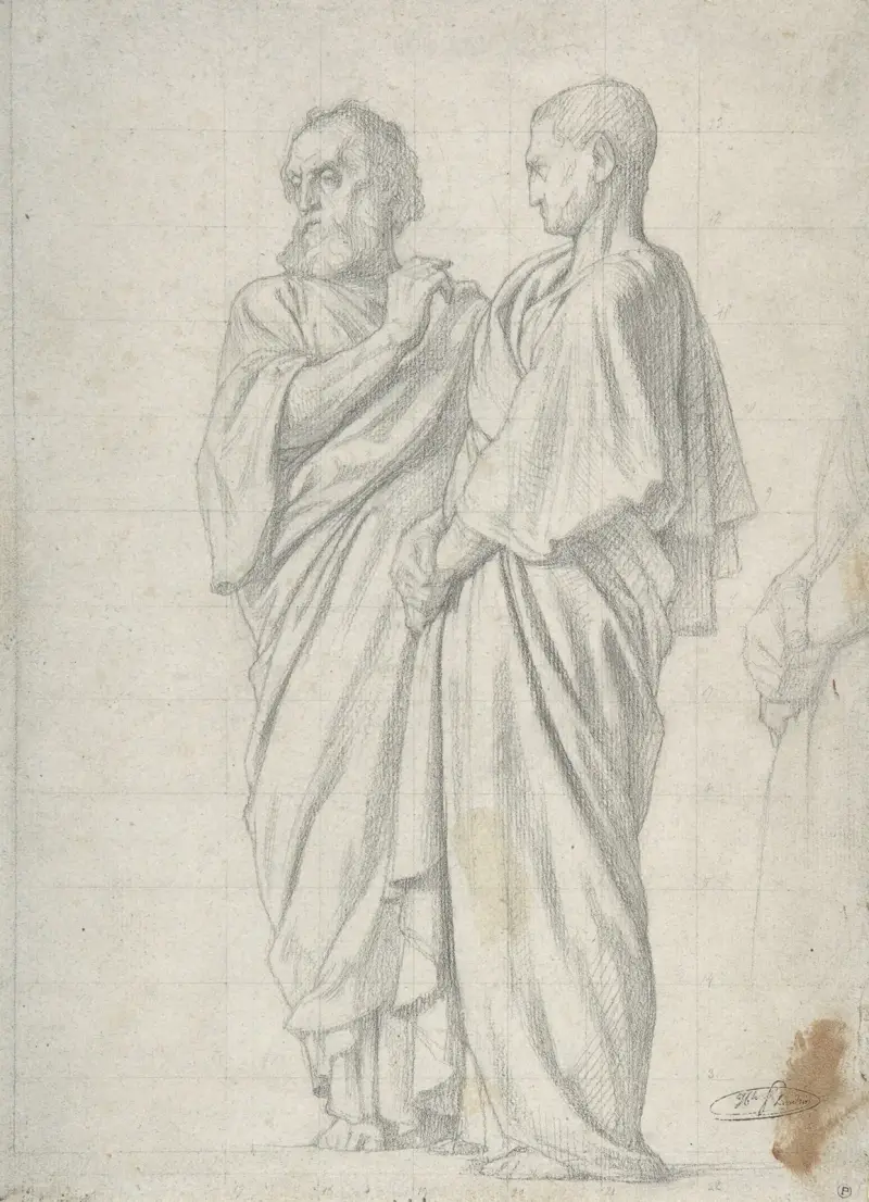 Group of Apostles av Jean-Hippolyte Flandrin